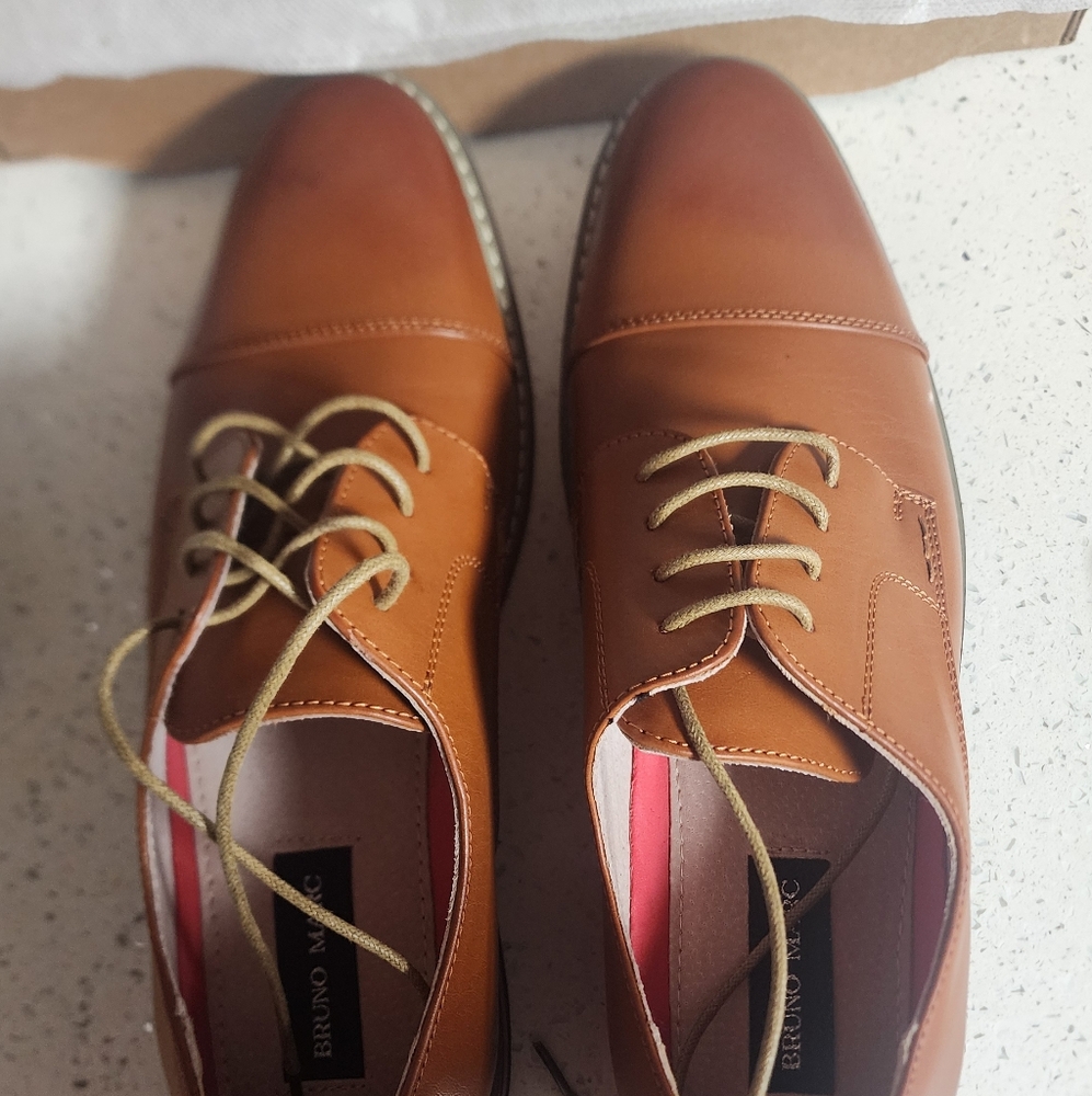 Brand New  Mens Bruno Marc Brown Dress Shoes Size 11